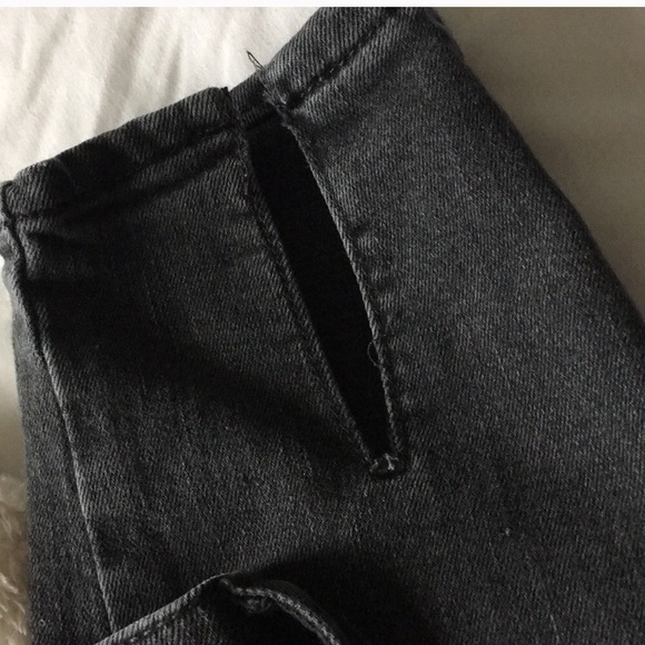 Zara Twilight black Premium jeans w side vents hem - Picture 7 of 7